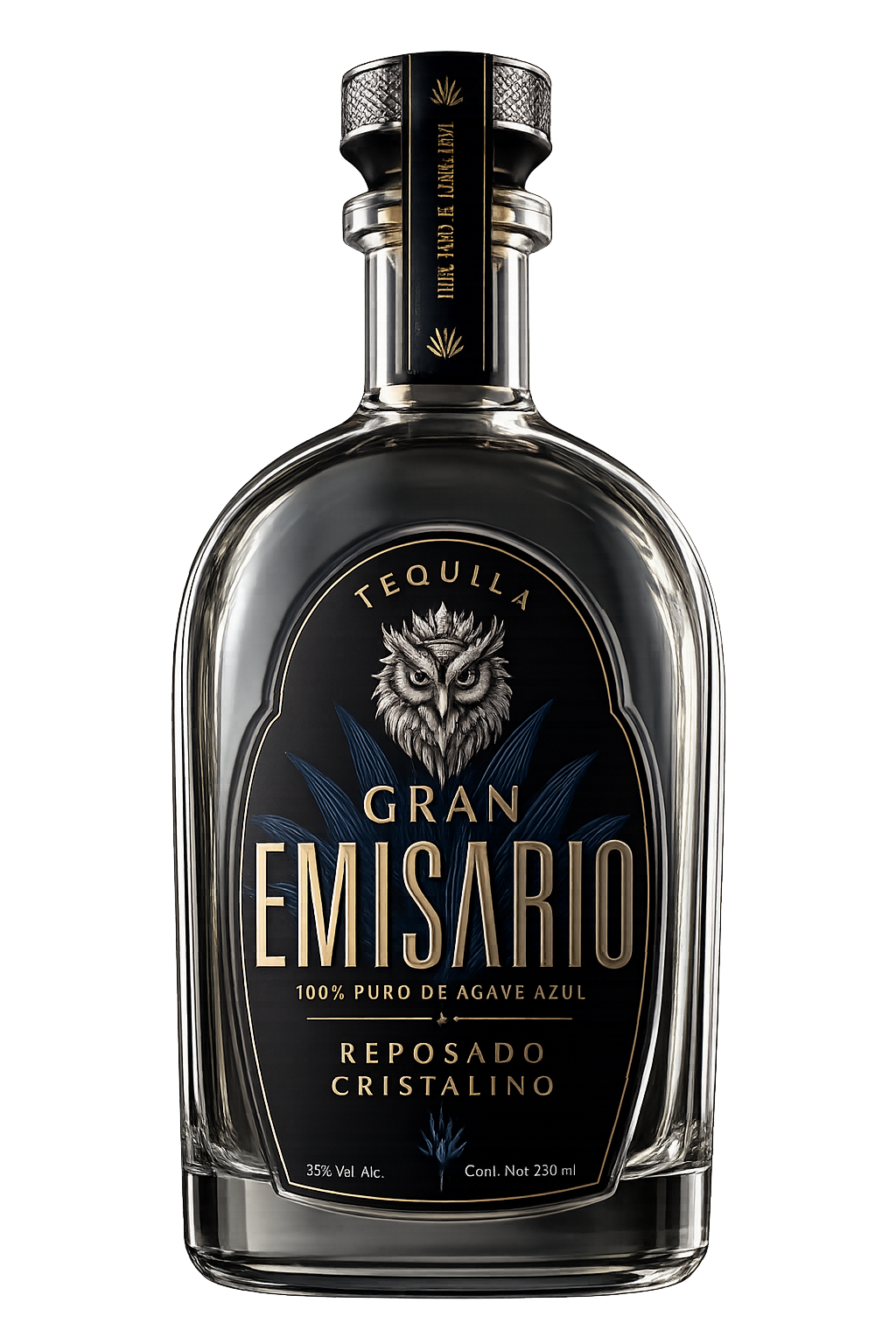 Gran Emisario — Tequila reposado premium LYMZA, 100% agave azul Weber, Jalisco México